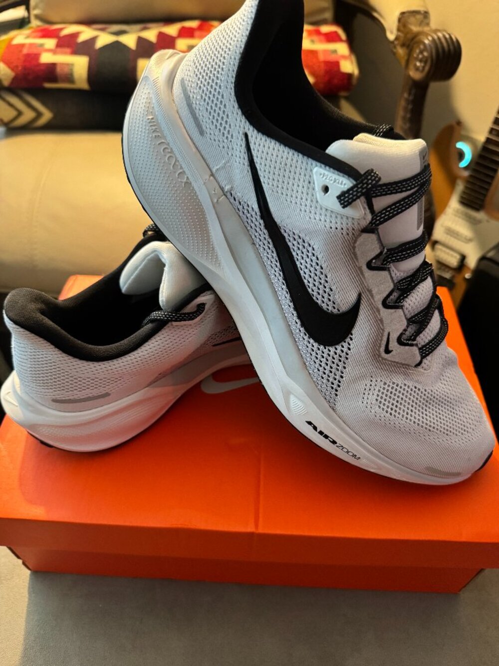 Nike Pegasus 41 FD2722-105 Mens Size 11.5 White Black Pure Platinum